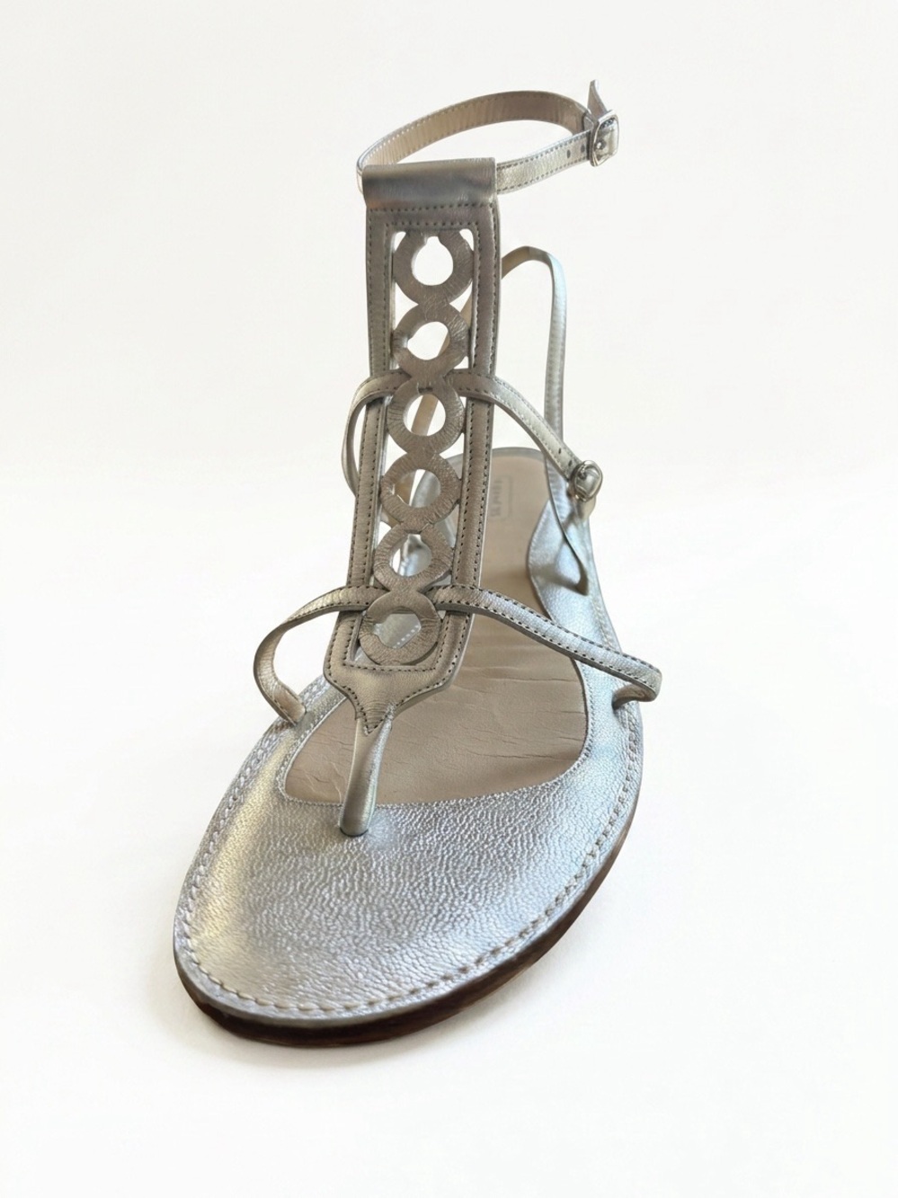 Coach Silver Geralynn Gladiator Sandal